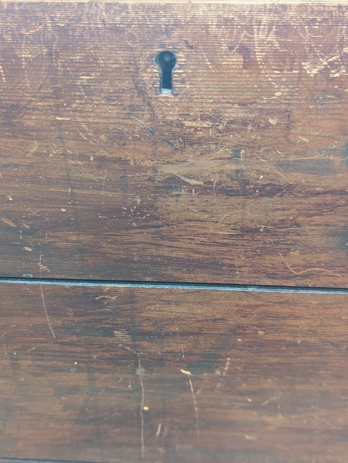 19th Century Pine Blanket Box Coffer Cast Metal Handles Delivery Available 0363 photo for sale