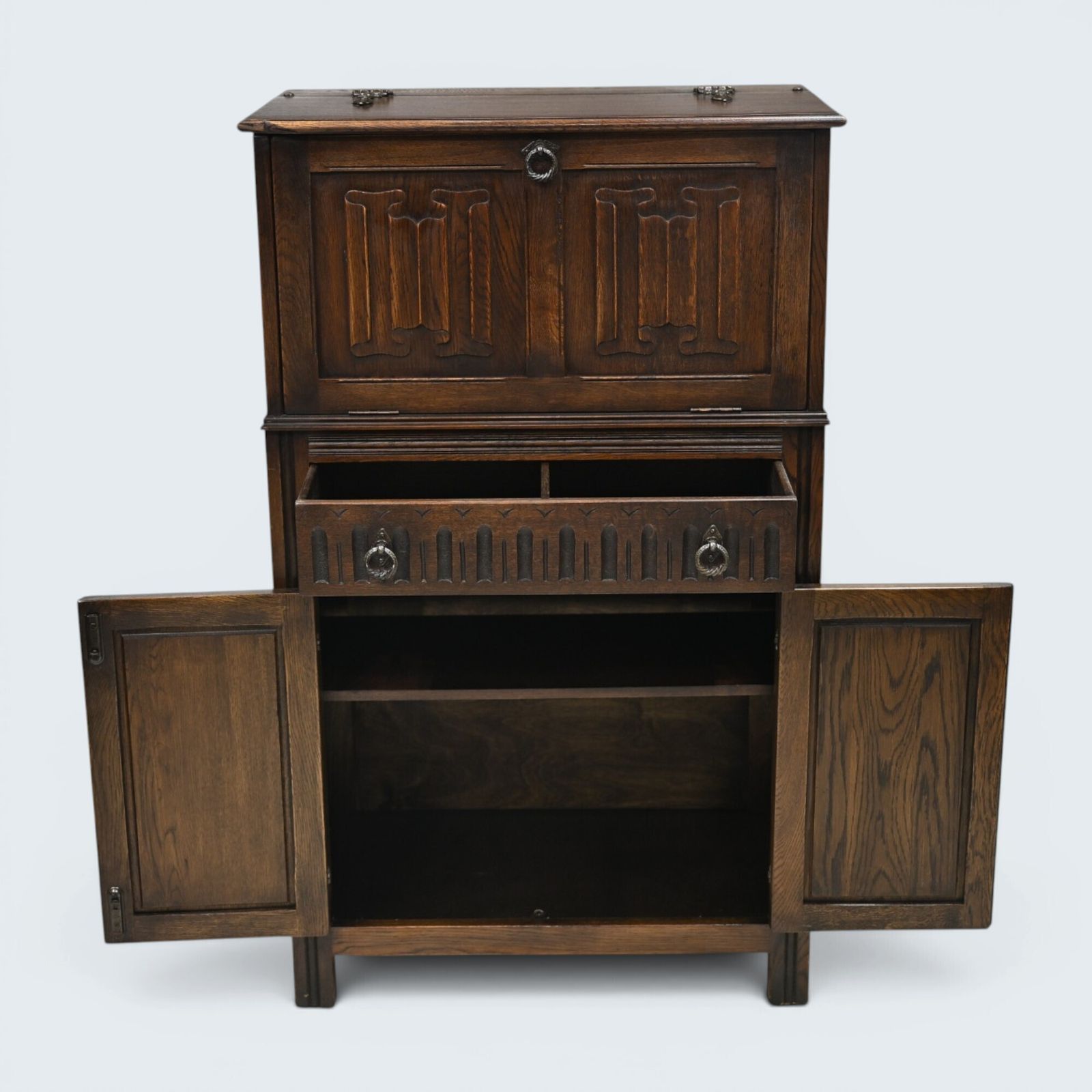 Furniture Jaycee Wine/Gin Drinks Cabinet Mirrored Pouring Surface Free Delivery photo