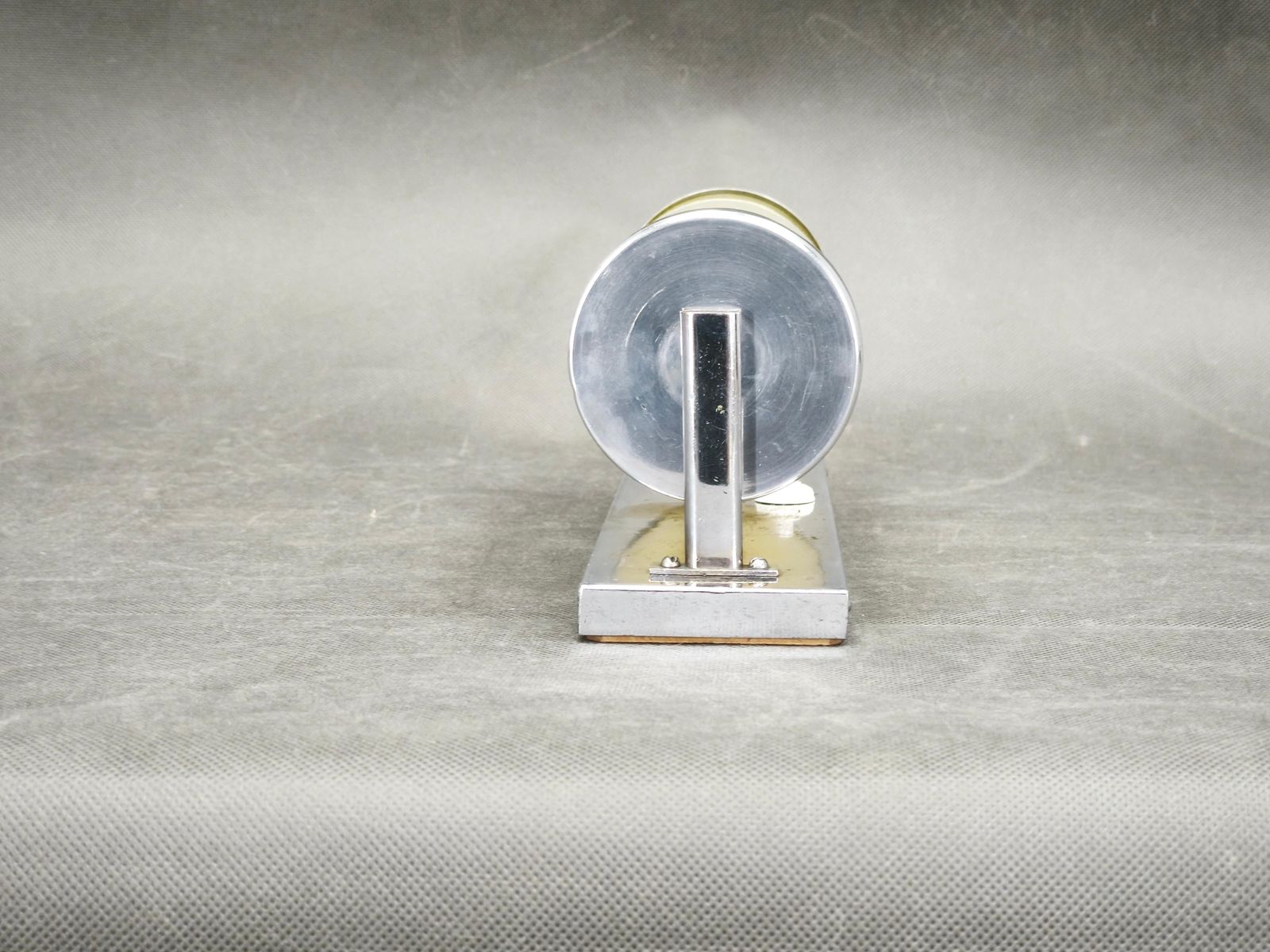1930s Bauhaus Chrome Wall Light With Cream Opaline Glass, Czechoslovakia photo vinterior