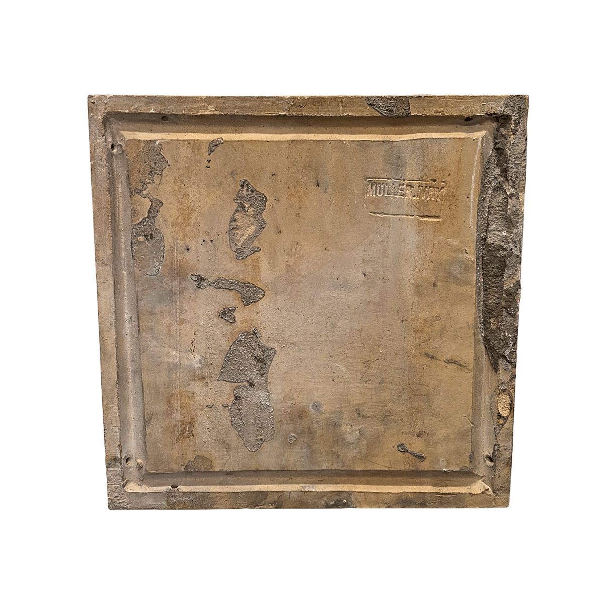 photo furniture Groot Frans Art Nouveau Keramisch Tegeltje van Émile Müller, ca. 1900