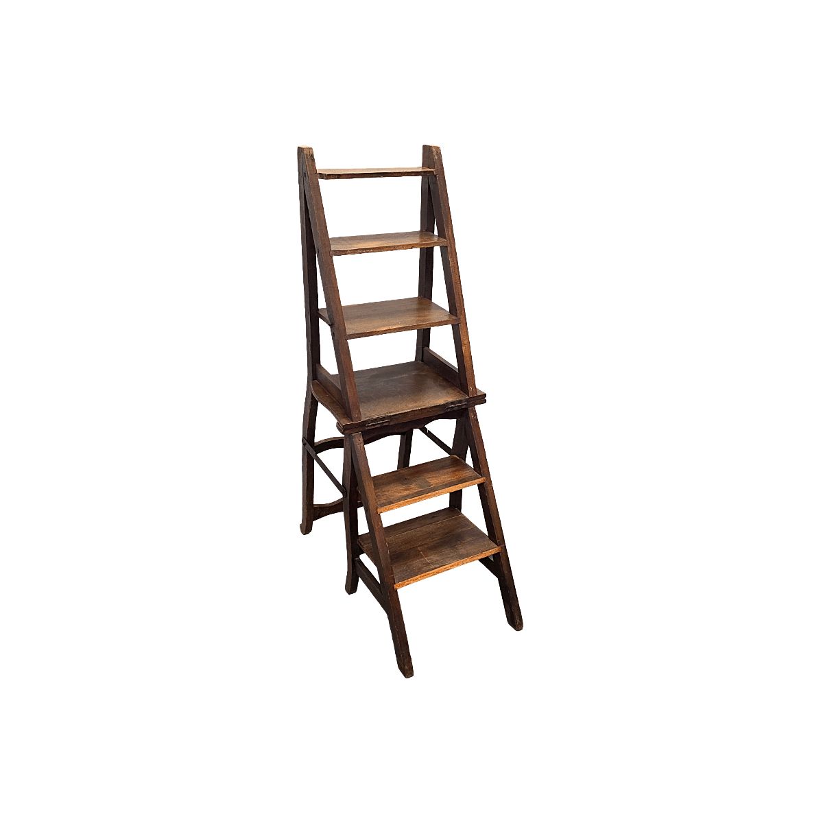 Antique French Metamorphosis Ladder Chair, Around 1900 photo 265.0