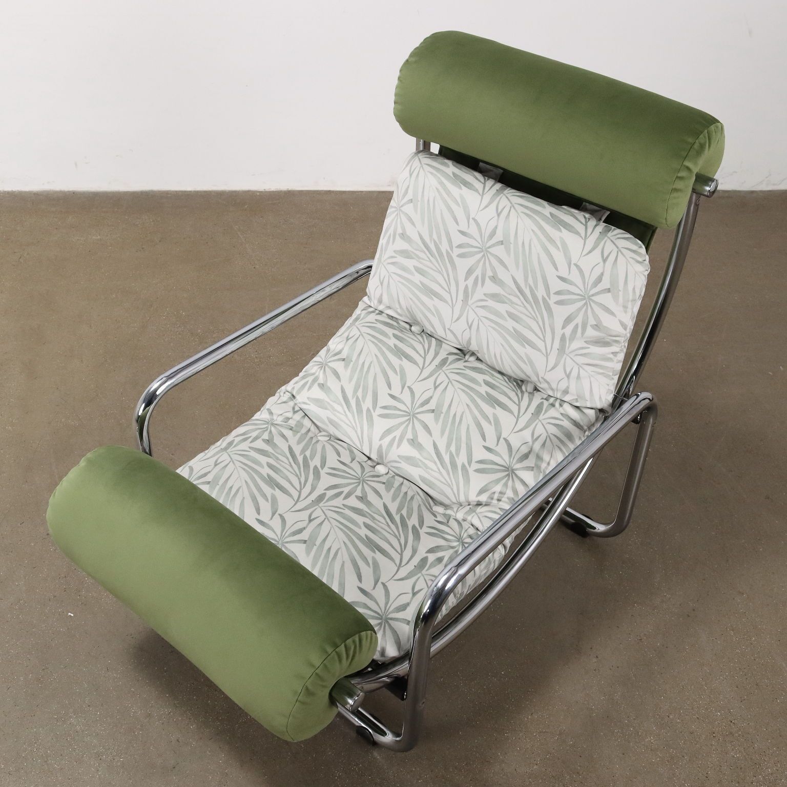 Fauteuil vintage Jungle Collection en velours, Italie, années 1960 photo vintage