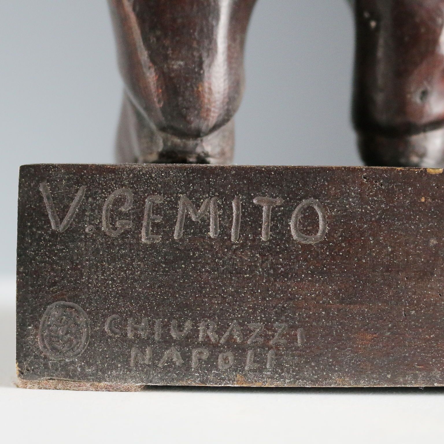 Woonaccessoires De Schilder Vincenzo Gemito Fonderia Chiurazzi Napoli Italy XX Century photo