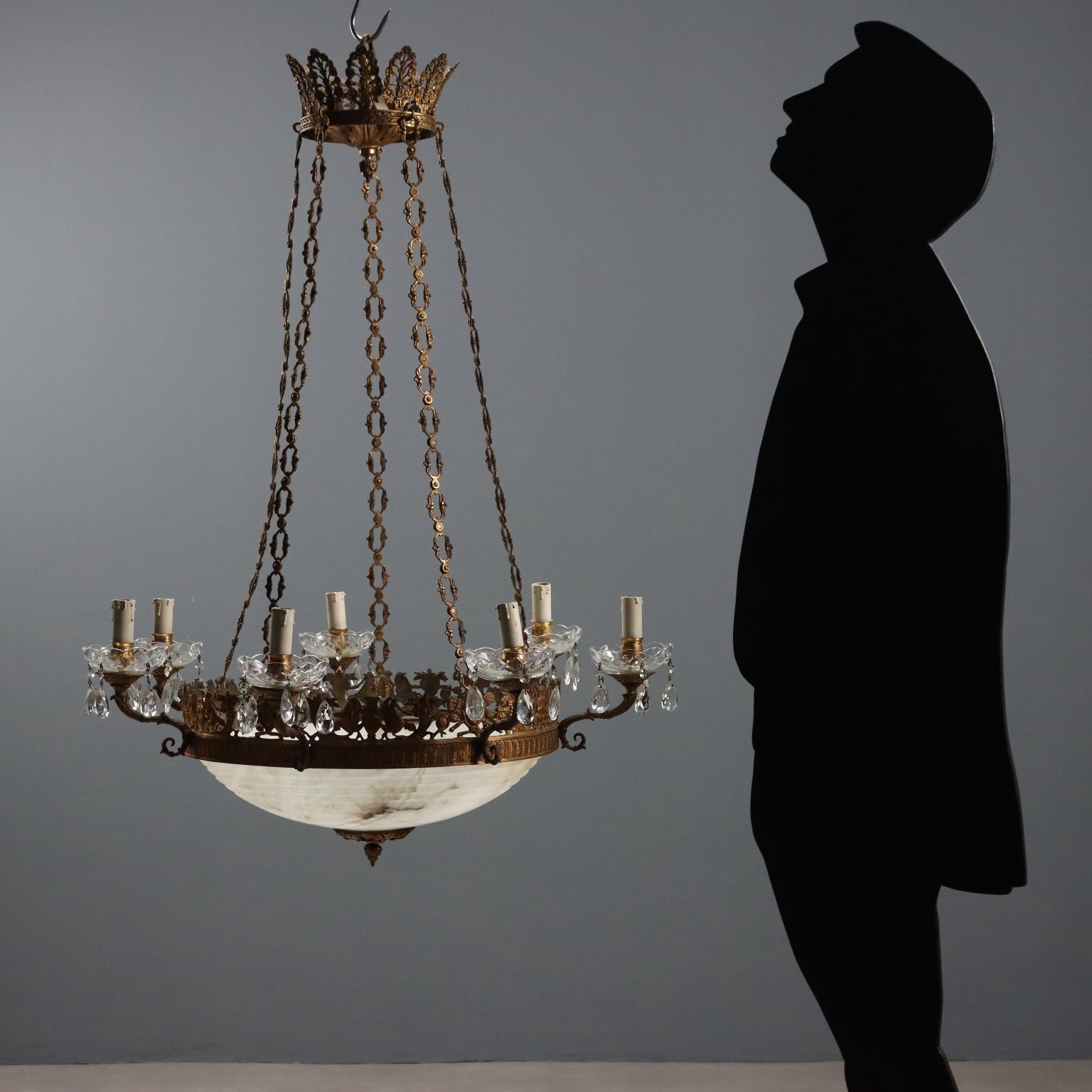 Gilt Bronze Chandelier With Neoclassical Details photo furniture