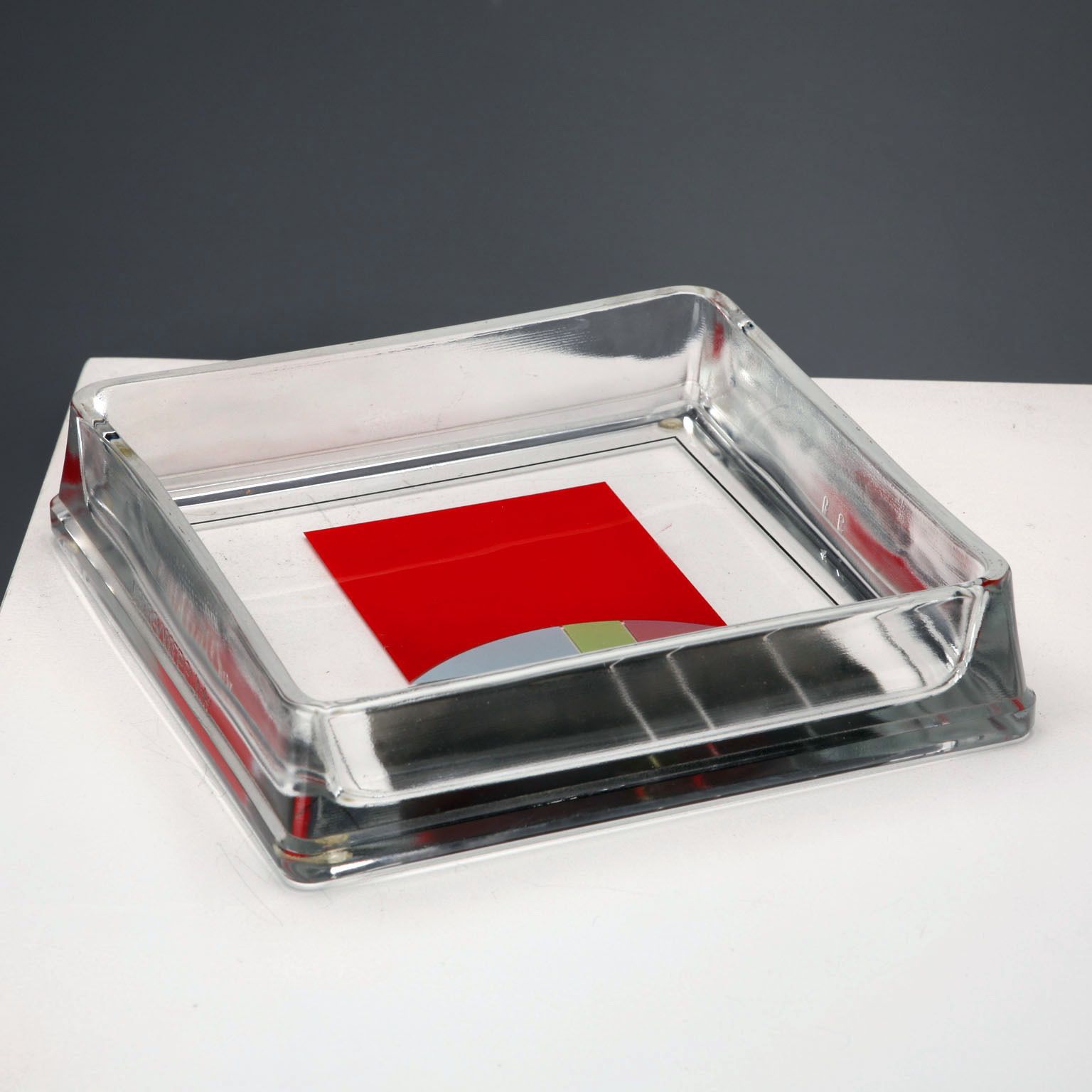Vide-poche vintage en verre, design Empty Pockets, par Eugenio Carmi, Italie, 1999
