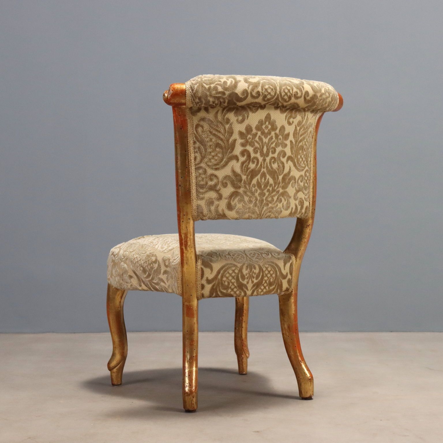 Antieke fauteuil Louis-Philippe hout Italië 19e eeuw photo vintage