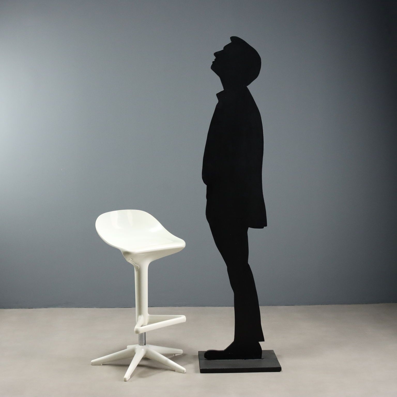 Kartell Spoon Stool Vintage Design Antonio Citterio 2000s photo for sale