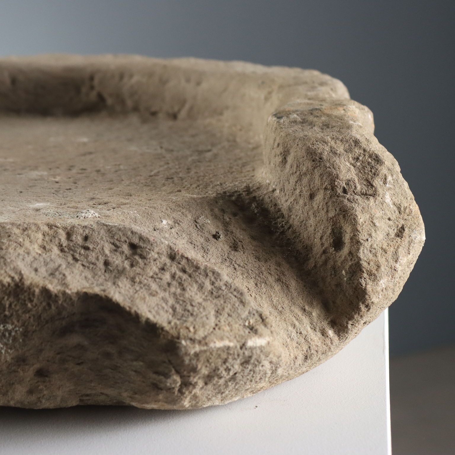 Antique Stone Basin Circular Shape Italy XIX Century photo for sale