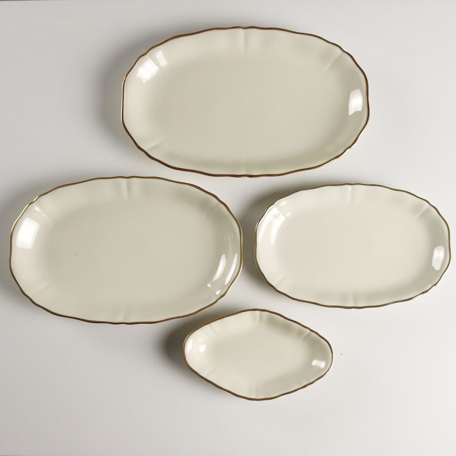 Vintage Plate Set Stolzenfels Bavarian Porcelain XX Century photo vintage