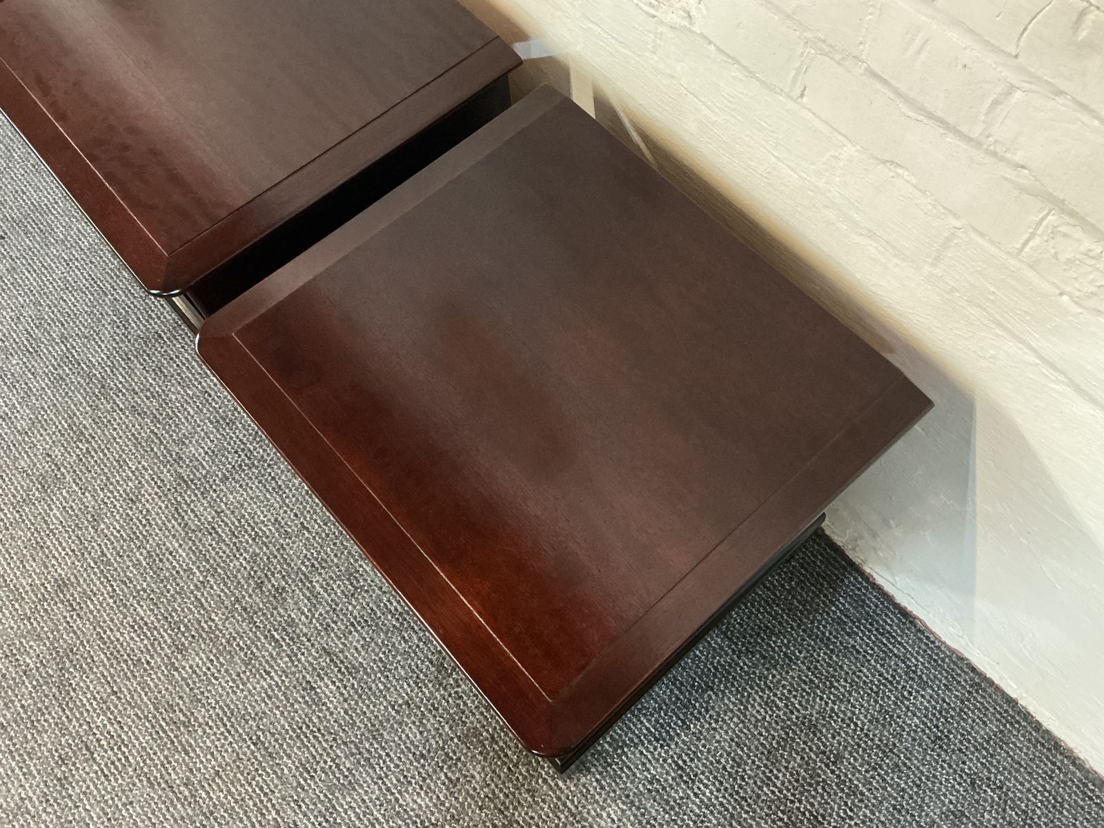 Pair Of Stag Minstrel Bedside Cabinets. photo 350.0