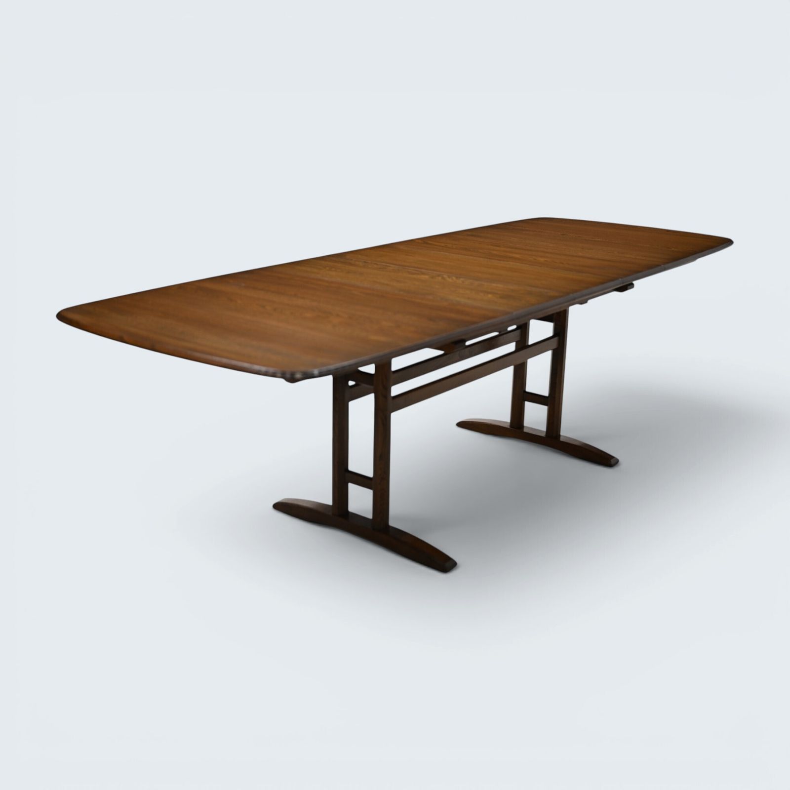 Ercol Burford Extending Dining Table 3 Extension Sections Light photo 927.0