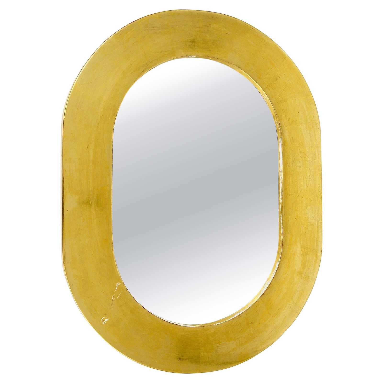 Carl Aubock Gold Plated Midcentury Wall Mirror, Austria, 1960s
