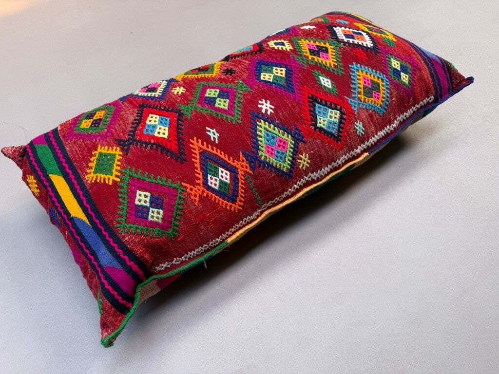 Grote Kilim Vloerkussen, Compleet 90x46x25 Cm Kilim Vloerkussen Bolster 2560