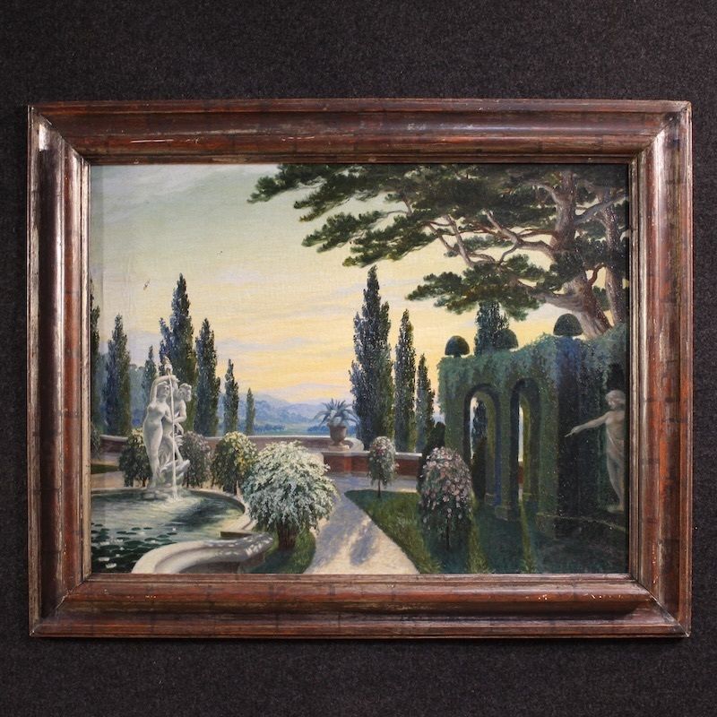 Peinture italienne de paysage, première moitié du XXe siècle