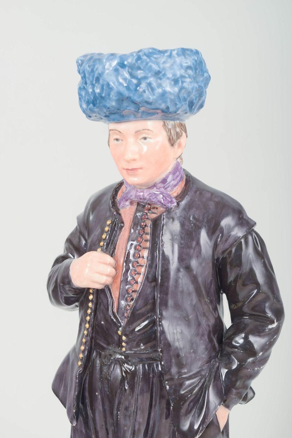 Royal Copenhagen. Porcelain Figurine Of Man In Traditional Regional Costume. photo furniture