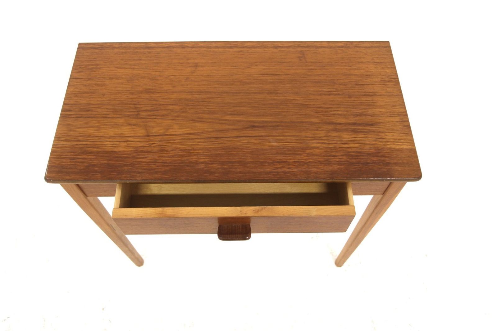 Table de chevet scandinave en teck, Suède, 1950 photo Mobilier