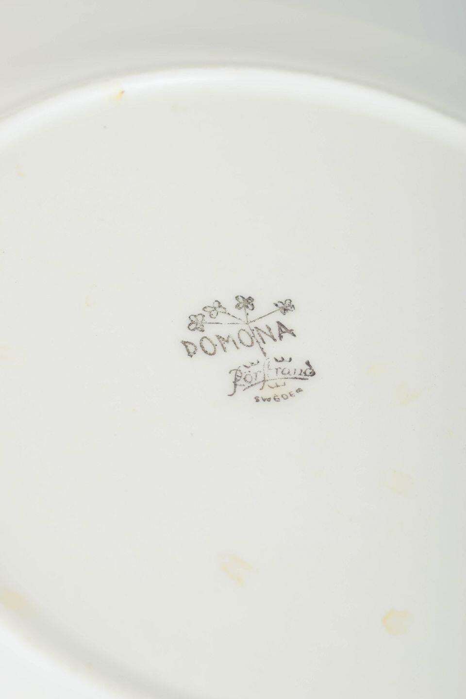 Marianne Westman For Rörstrand. Six Faience Plates. “Pomona” Series, Mid 20th C. photo 266.0