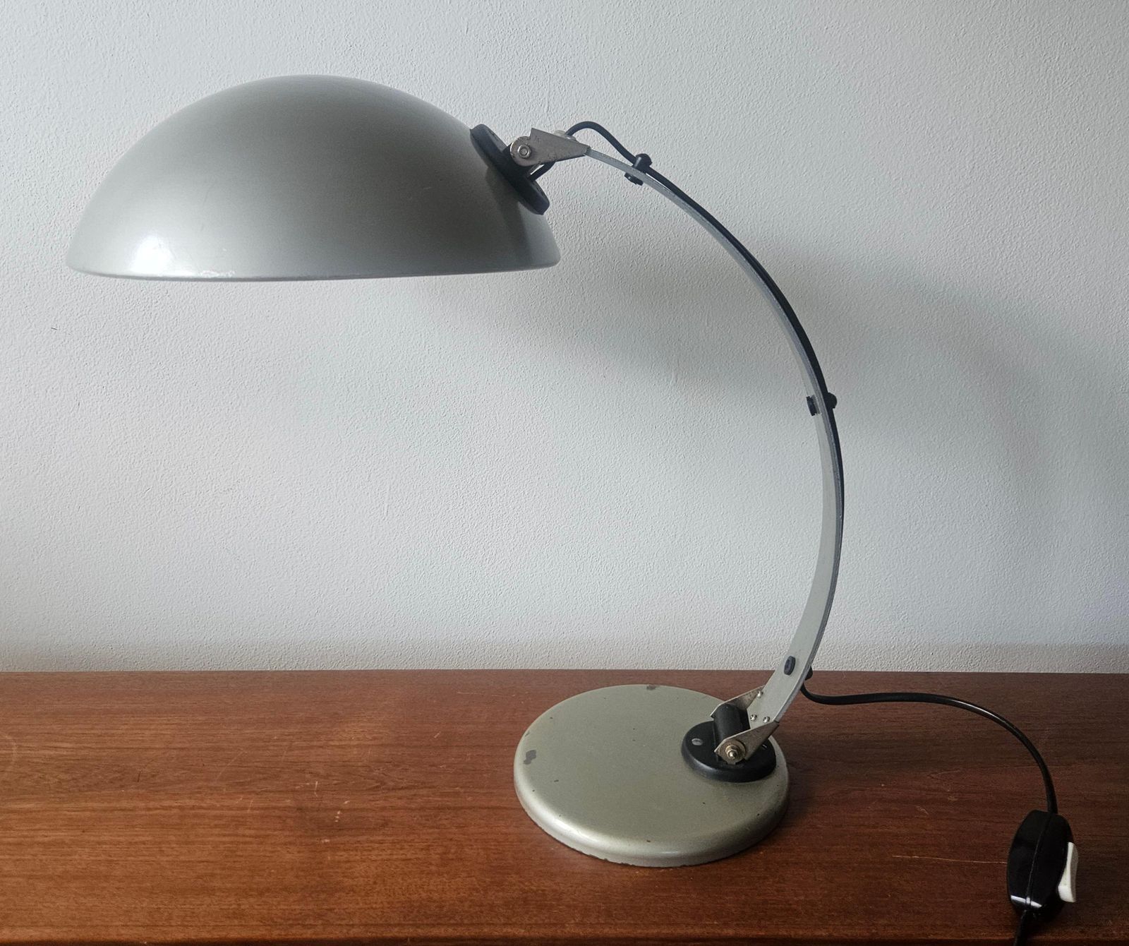 Rare lampe de table mid-century réglable, années 1970 photo Luminaires
