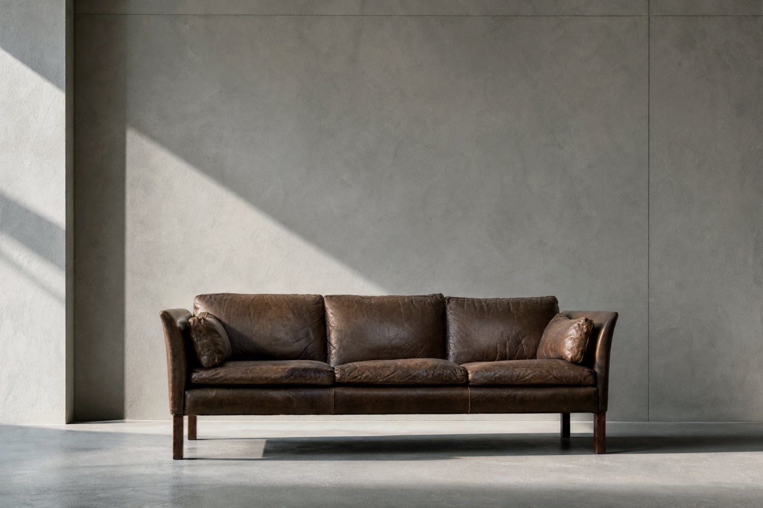 Mid-Century Modern leren Cromwell-bank van Arne Norell, jaren 1960 photo buy
