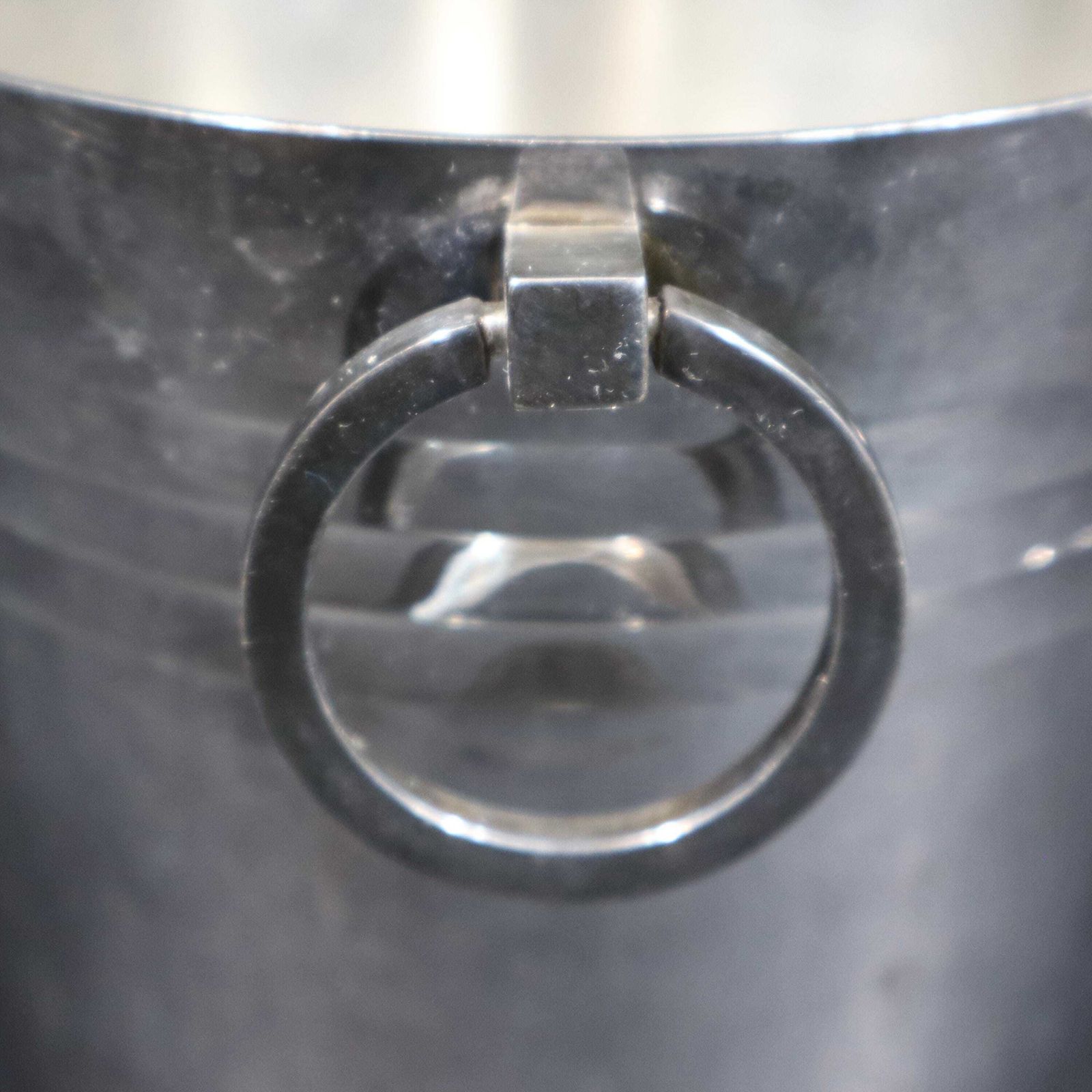 214.0 Antique French Silver Plate Ice Bucket With Spoon, Silversmith Le Jean & Froidure photo