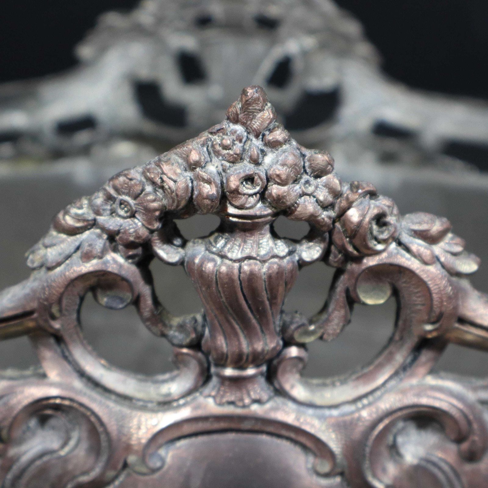 Home Decor 19th Century French Antique Art Nouveau Planter Centerpiece photo