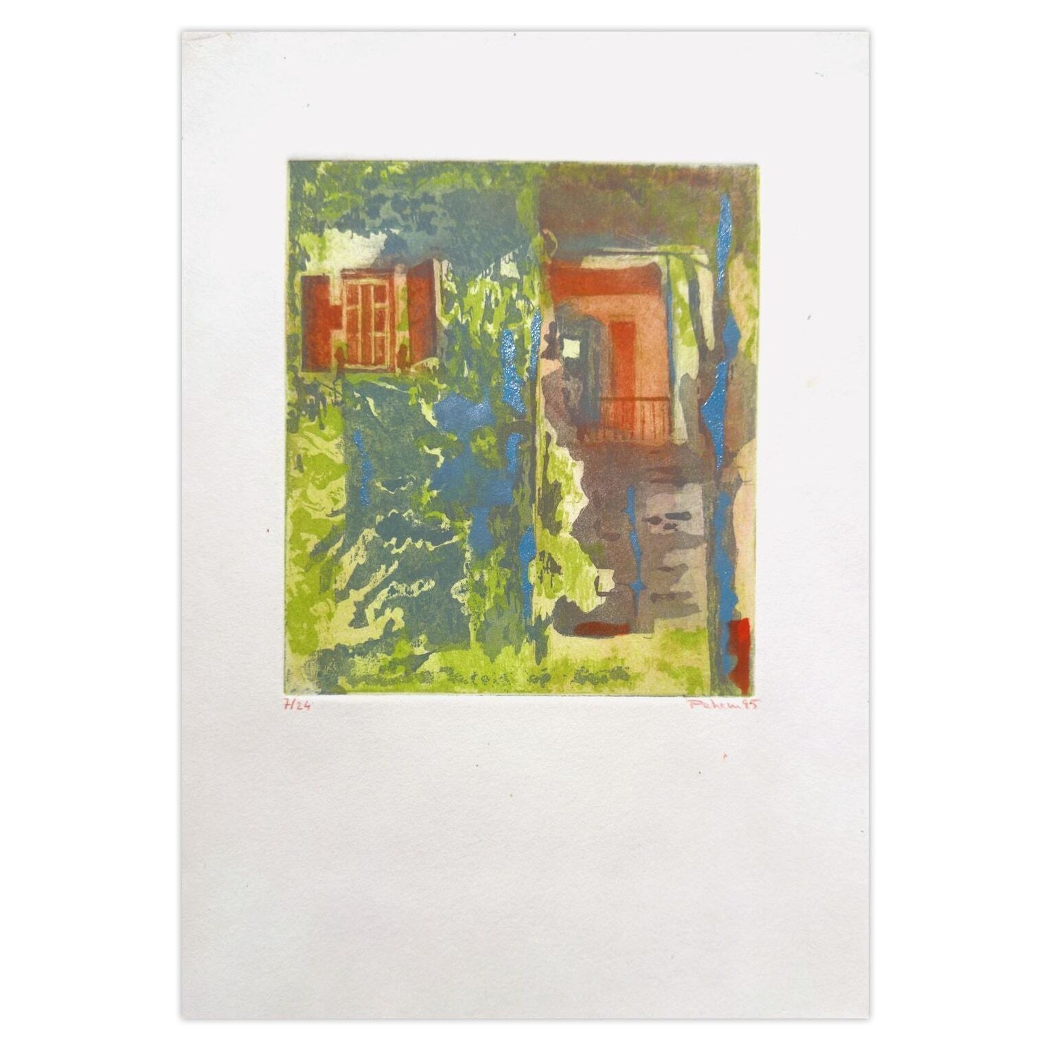 Monique Pehem (Breton Prouté) Gesigneerde Ets Sainte Sabine 1995