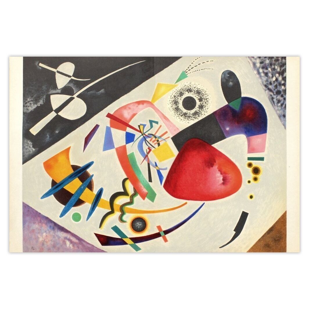 Wassily Kandinsky Lithograph Dlm118 Tâche Rouge 1960