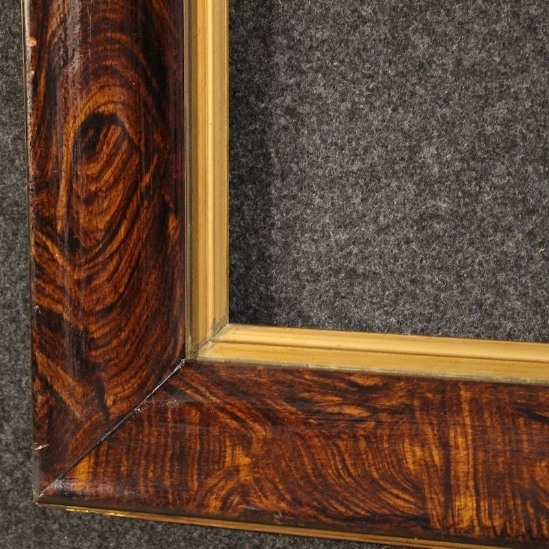 Cadre en bois laqué et doré du XXe siècle photo furniture
