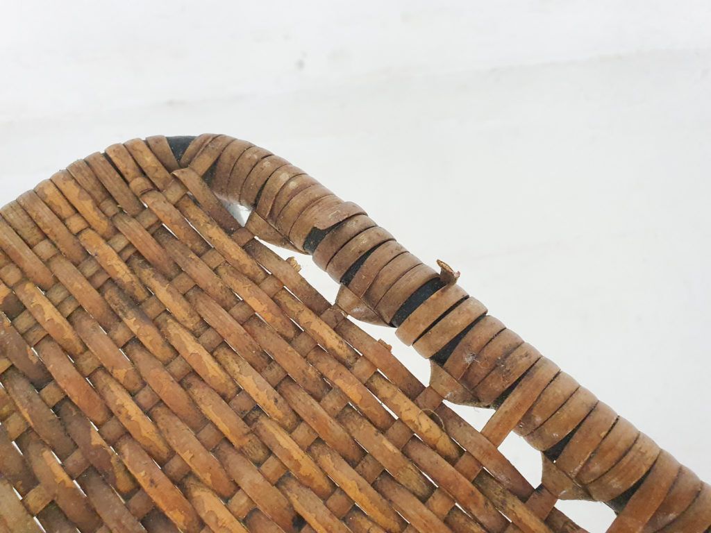Rattan salontafel toegeschreven aan Carl Aubock, Oostenrijk ca. jaren 1960 photo vintage