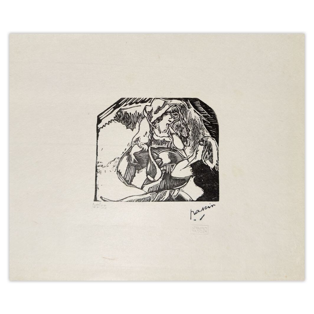Jules Pascin Woodcut Les Montmartroises 1989