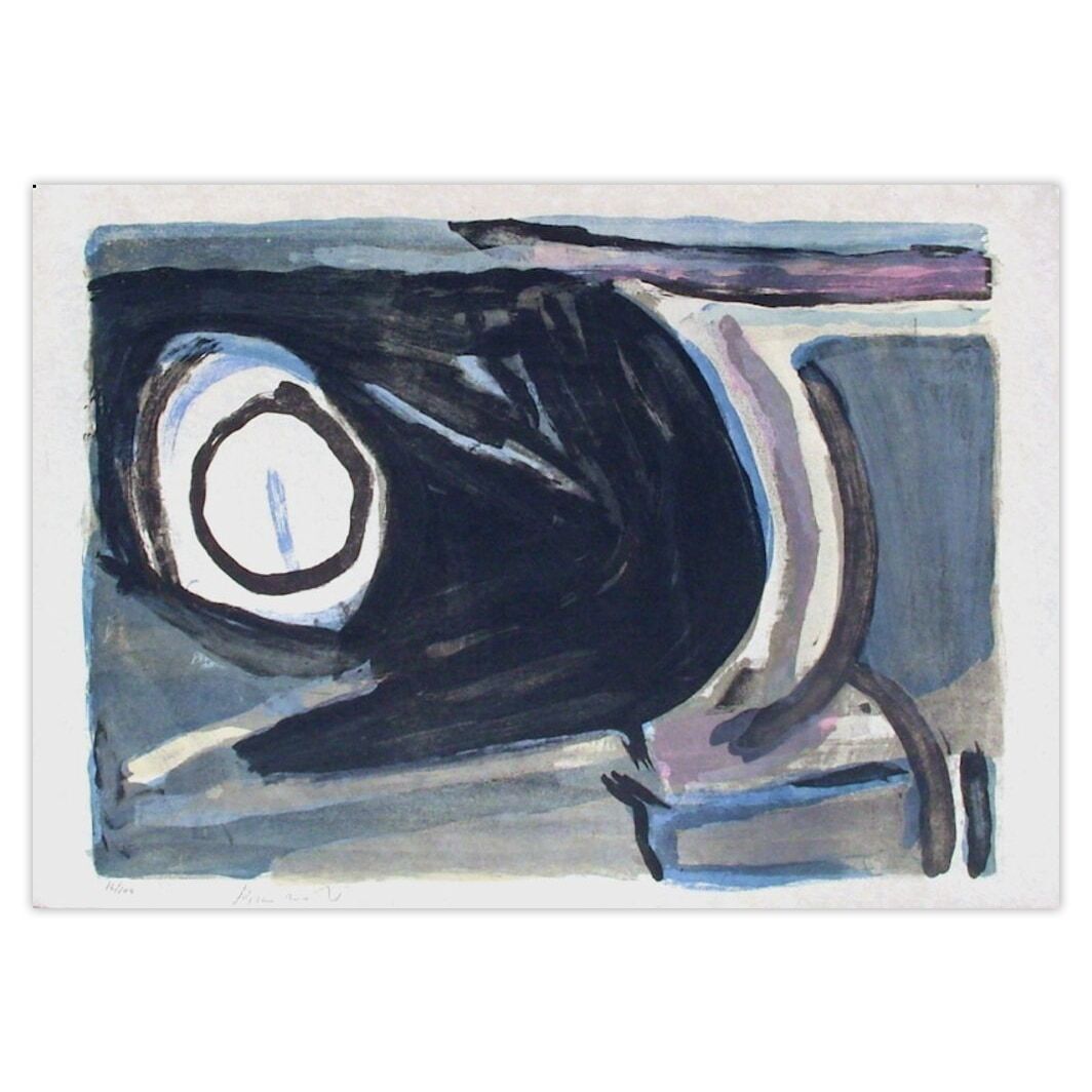 Bram Van Velde Gesigneerde Litho Mp 319 1978