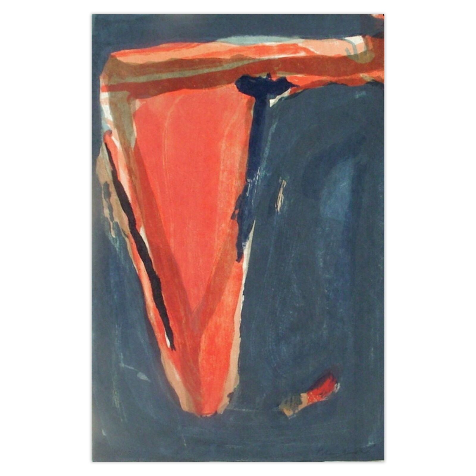 Bram Van Velde Gesigneerde Lithografie Mp 314 1978