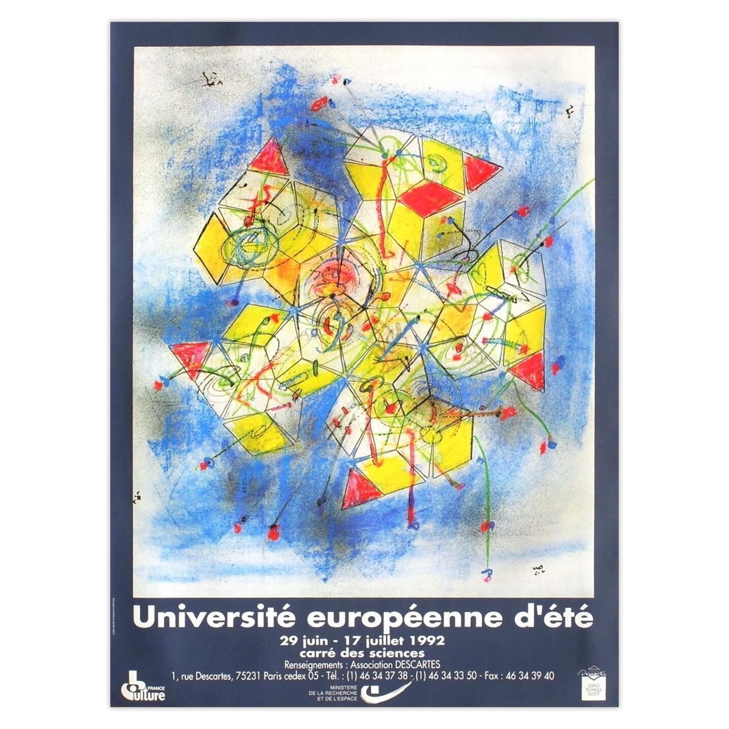 Roberto Matta Poster Université Européenne D'été 1992