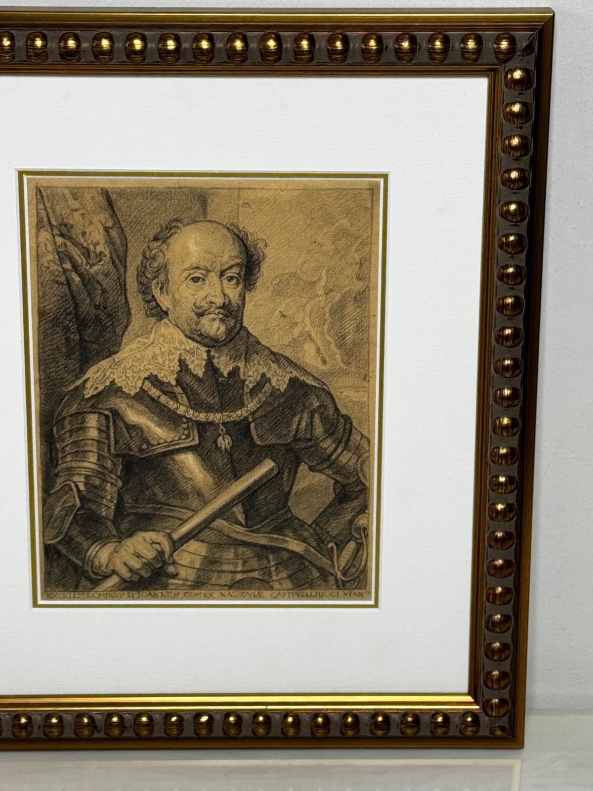 John VIII Graaf van Nassau Heer van Cattenell & Beilstein in Harnas naar Van Dyck photo vinterior