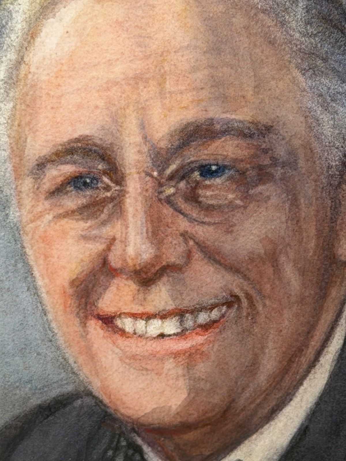photo buy Mid-Century portreitschilderij van President Franklin D. Roosevelt (1882-1945), ca. jaren 1940