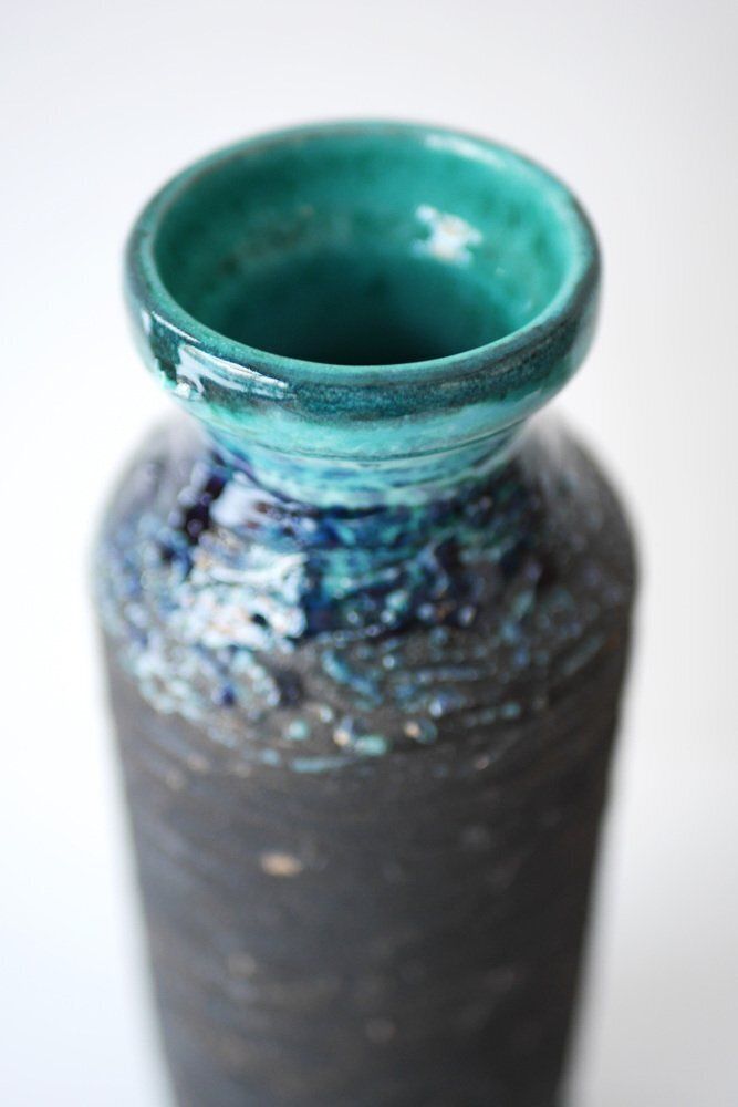 Home Decor Mid Century Modern Scandinavian Pottery Vases From Tilgmans, Sweden, Set Of 2 photo