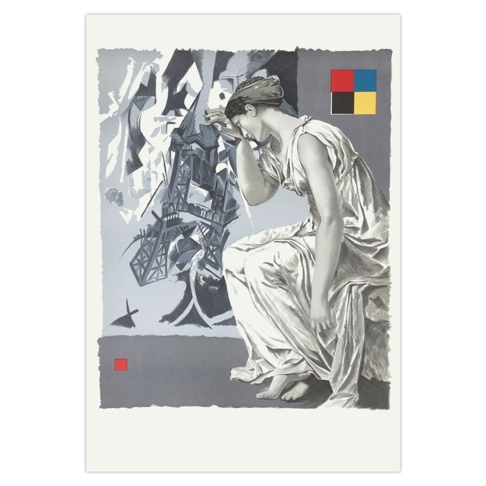 Loulou Picasso Lithografie La Leçon De Peinture 1985