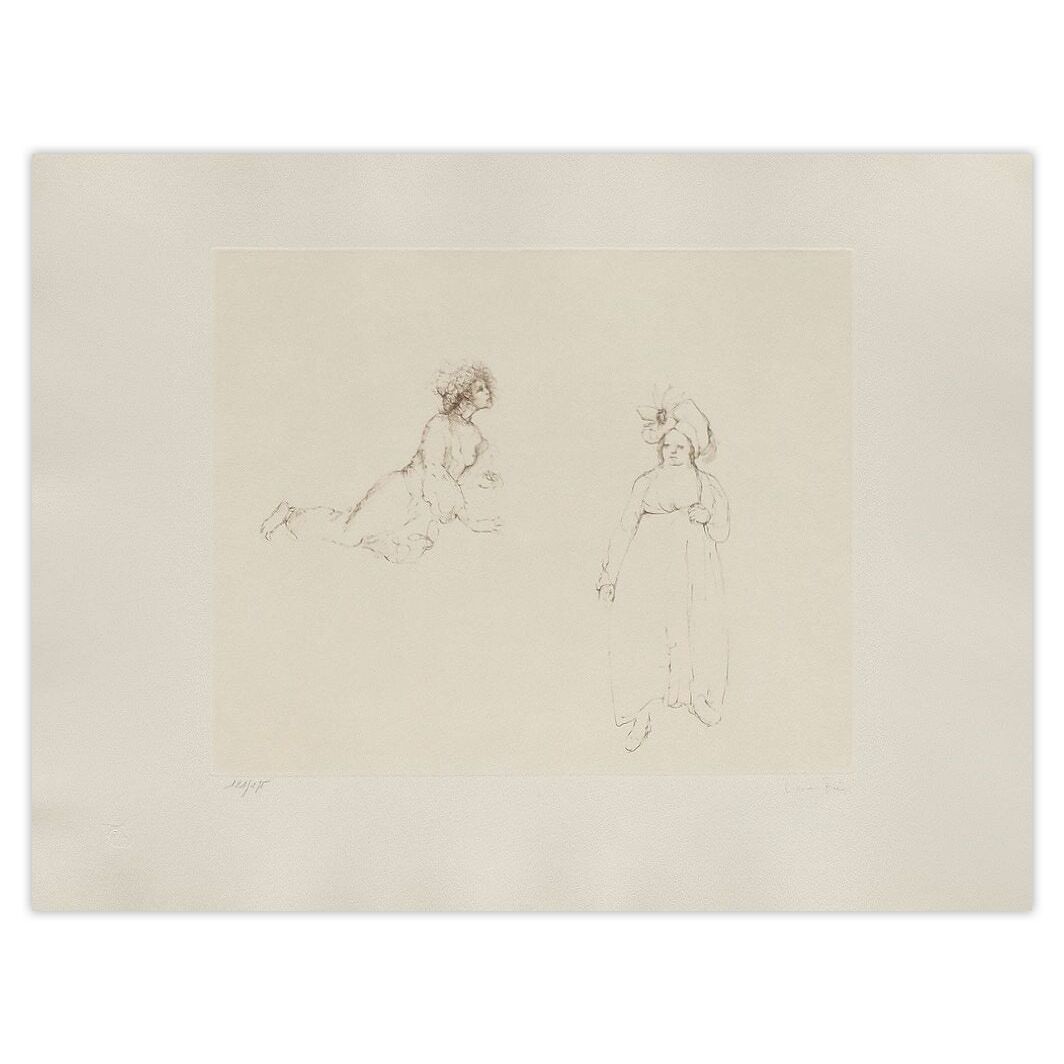 Leonor Fini Signed Etching Variations Des Apparences III 1980