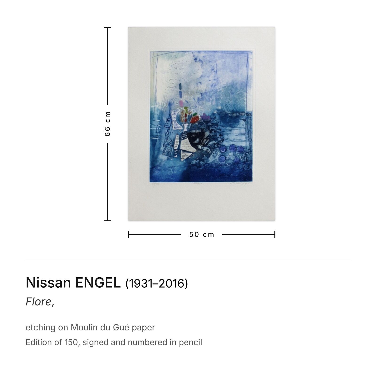 Nissan Engel Gesigneerde Ets Flore photo furniture