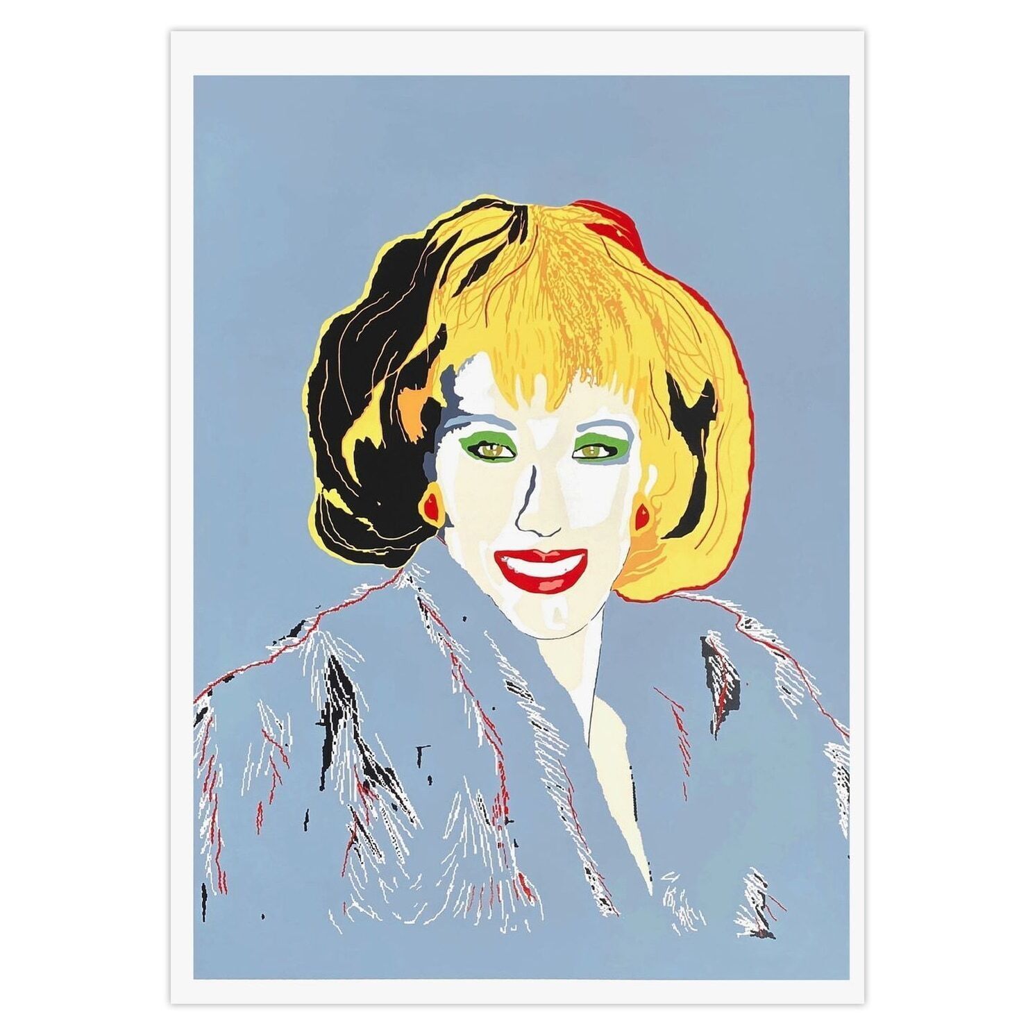 Pia Colombo Zeefdruk Woman I 1987