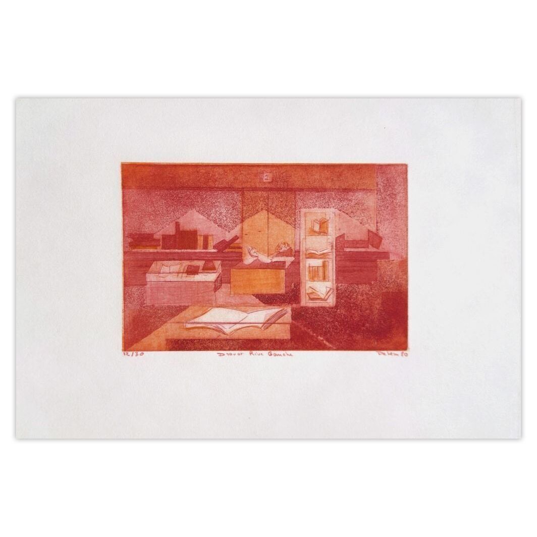 Monique Pehem (Breton Prouté) Gesigneerde Ets Drouot Rive Gauche 1980