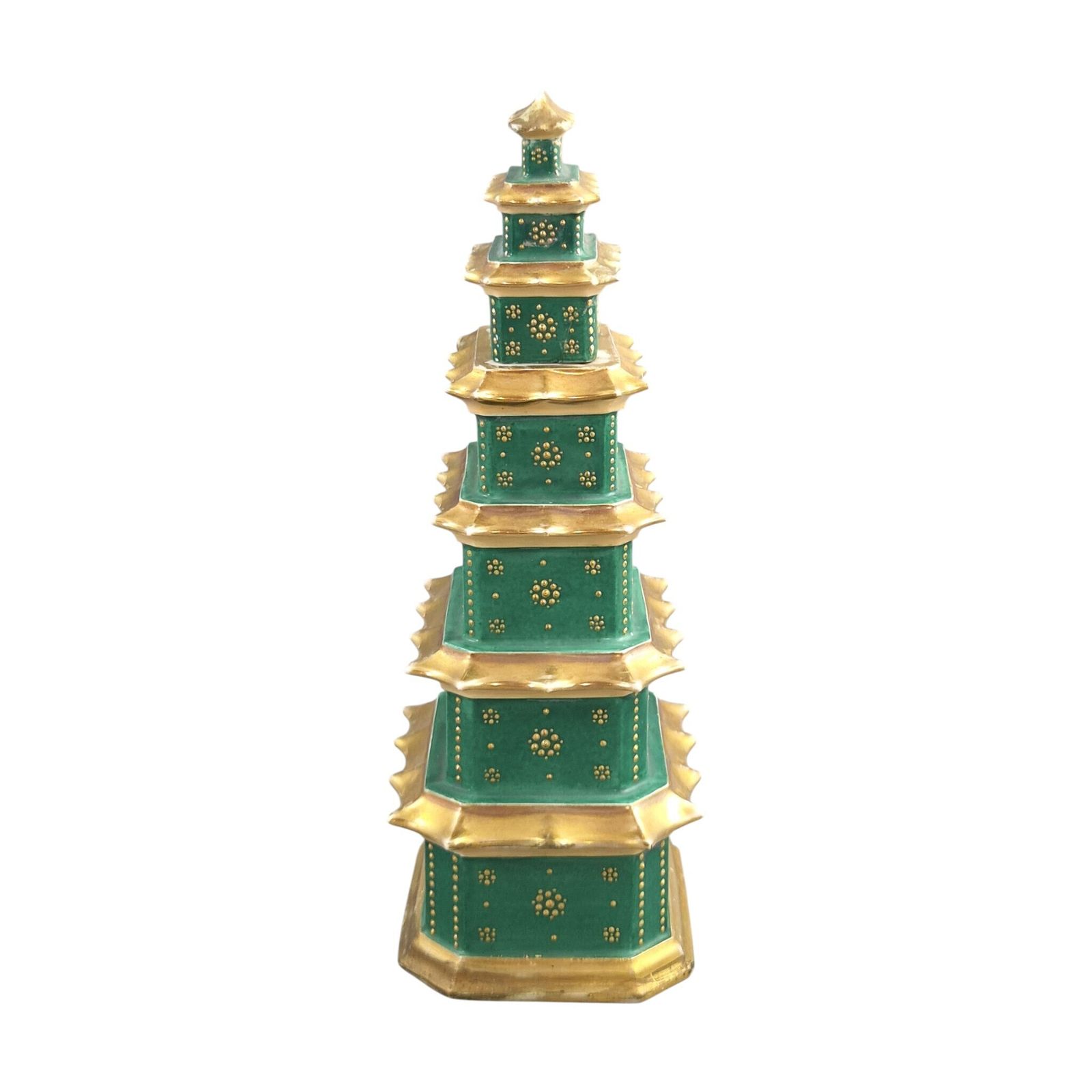 Jacob Petit Paris Pagoda Porseleinen Parfumfles Met Originele Stop, Ca.1835 1845 photo Woonaccessoires