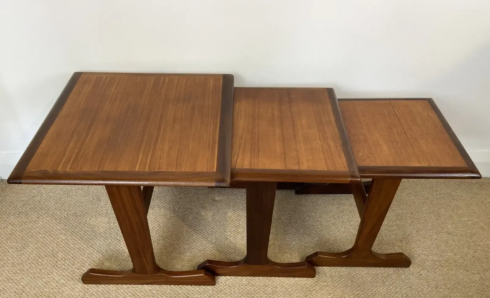 Mid Century Gplan Nest Of Three Teak Side/Coffee Tables photo buy