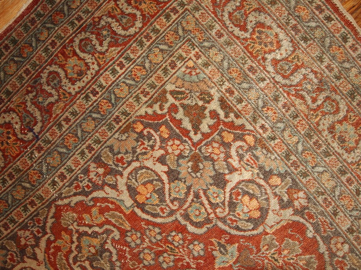 Tapis oriental fait main, 128 cm x 179 cm, laine, années 1920 photo Textiles
