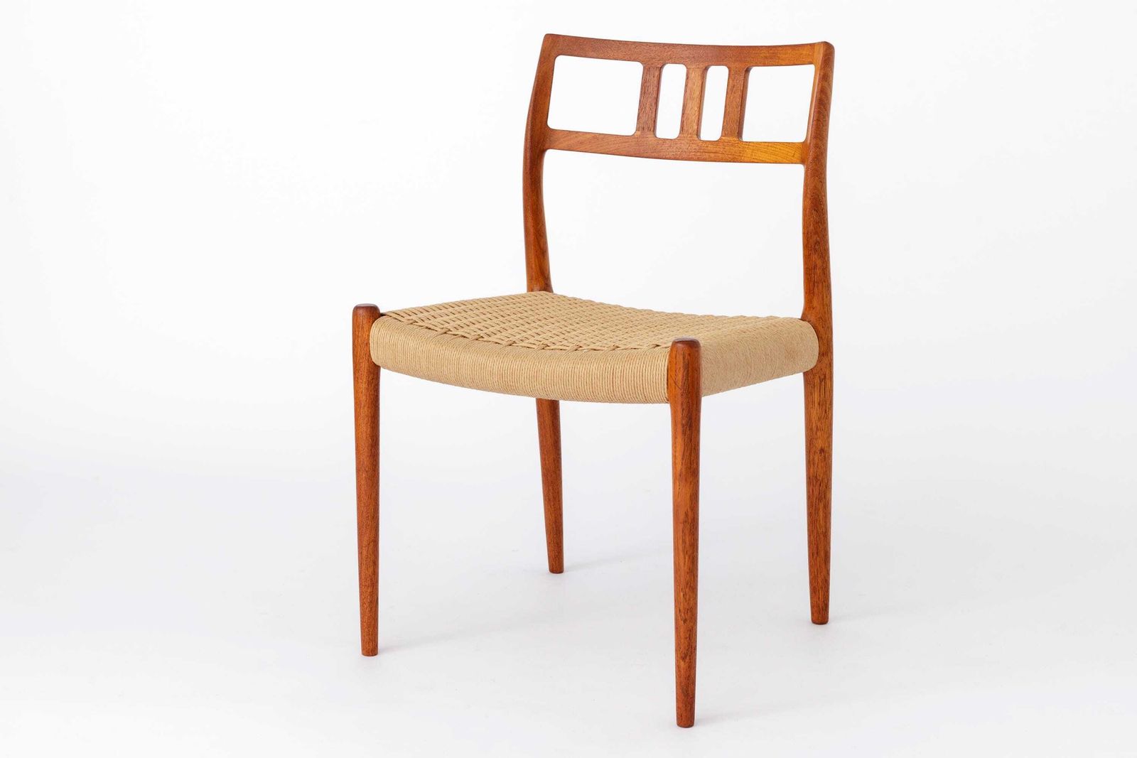 Niels Otto Møller Model 79 stoelen | Set van 6 | Deense teakhouten eetkamerstoelen | Ca. jaren 1960 photo buy