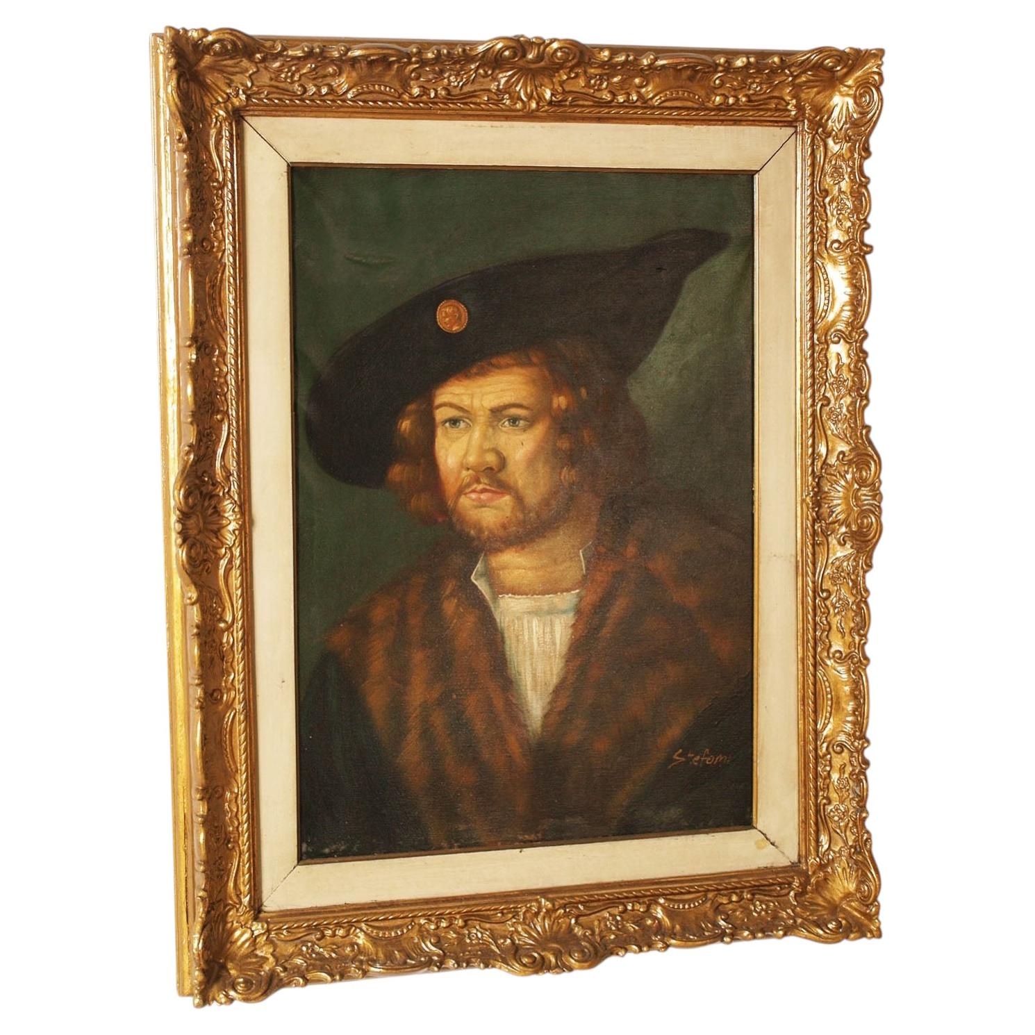 Paire de portraits à l'huile historiques, fin XIXe - début XXe siècle, signés Stefan photo 16000.0