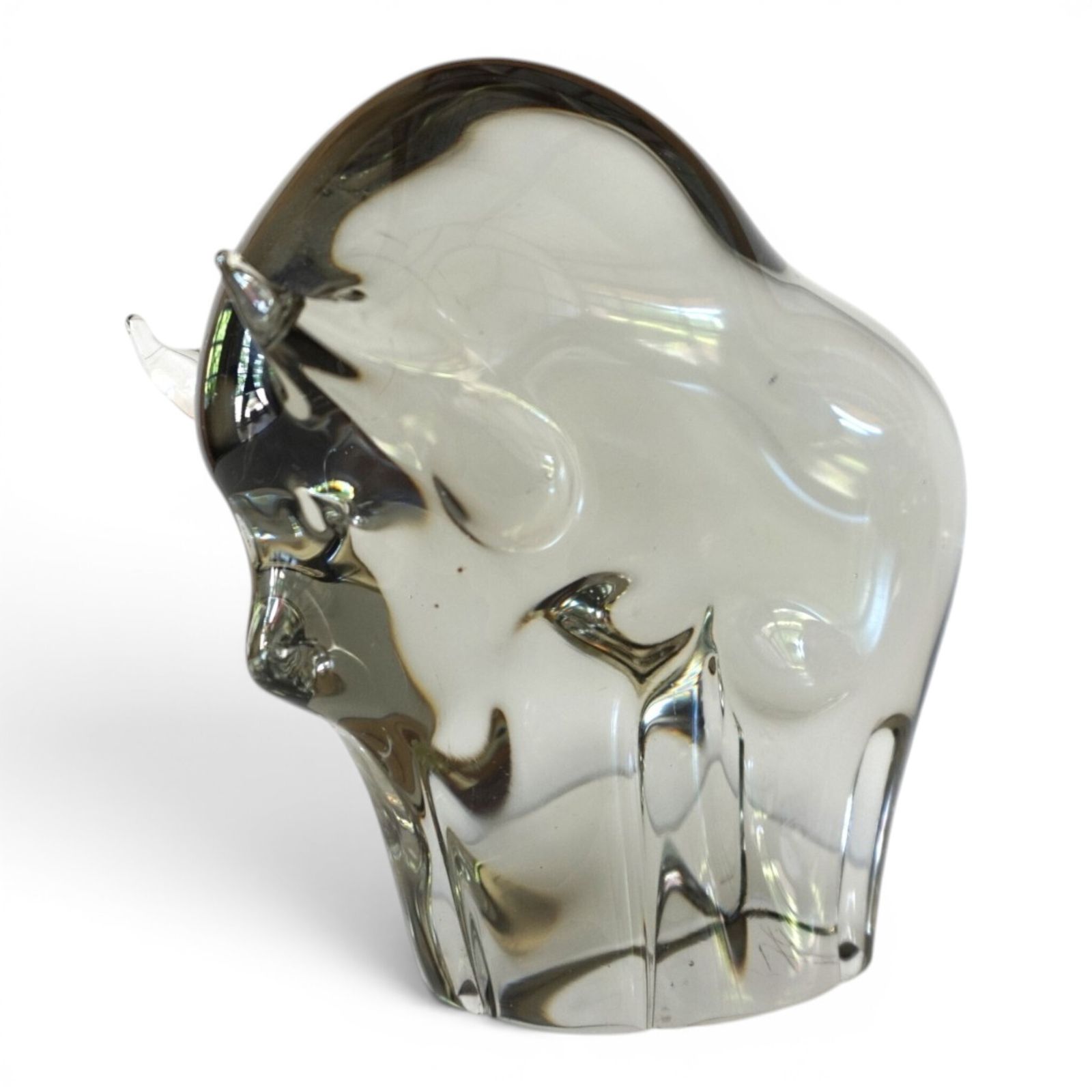 Livio Seguso Murano stier glassculptuur, 1970 photo Kunst