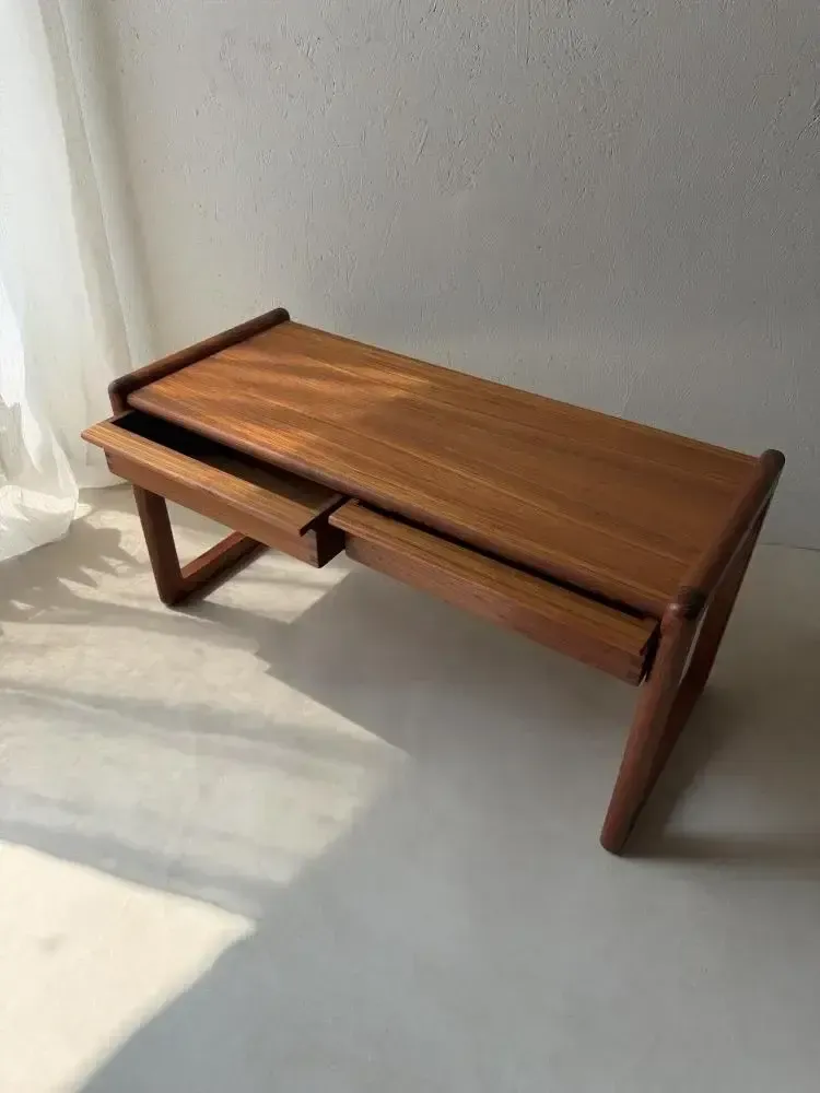 Aksel Kjersgaard Teakhouten Salontafel Ca. Jaren 1960 photo for sale