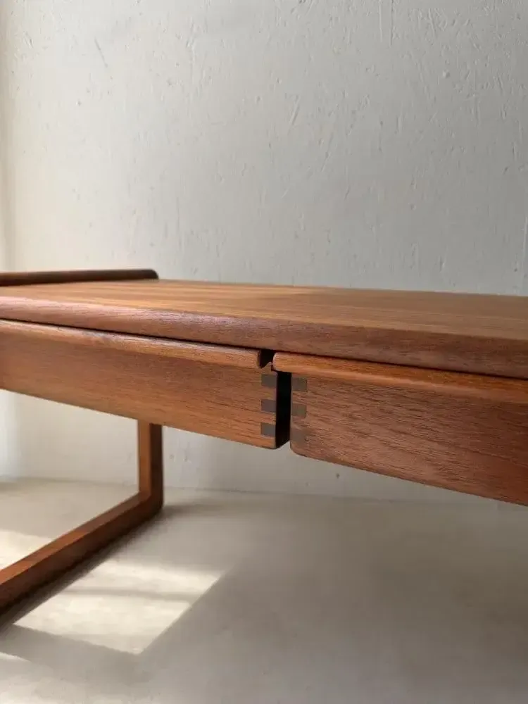 Aksel Kjersgaard Teakhouten Salontafel Ca. Jaren 1960 photo Meubels