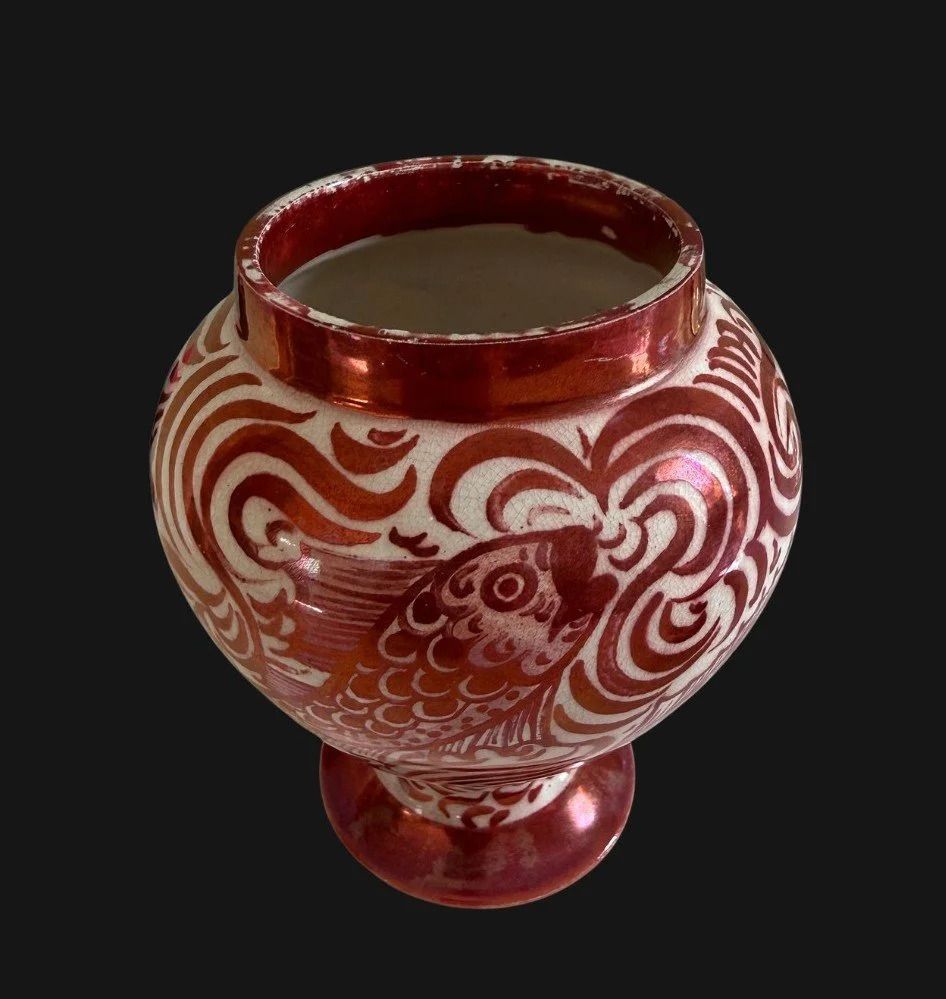 William De Morgan Lidded Vase photo vinterior